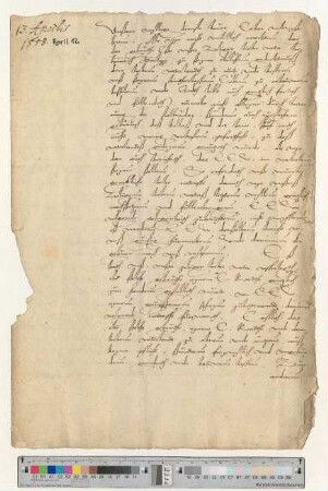 Schreiben des Frantz Witzendorff und Hinrick Garlop an die Bürgermeister wegen der Übernahme der Garlopenwohnungen durch den Rat der Stadt Lüneburg.
