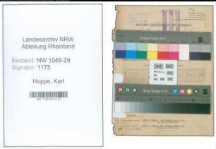 Entnazifizierung Karl Hoppe , geb. 07.10.1905 (Beamter)