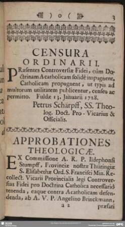 Censura Ordinarii