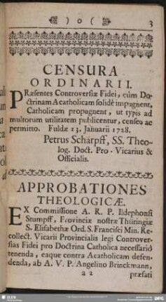 Censura Ordinarii
