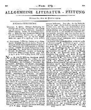 1802: Allgemeine Literatur-Zeitung