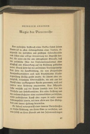 Magie der Diererreihe