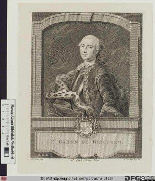 Bildnis Jacob Friedrich Bielfeld (1748 Frhr. v.)