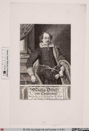 Bildnis Magnus (Mang) IV Dilherr (von Thummenberg)