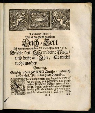 3-7, Leich-Text. - Eingang.