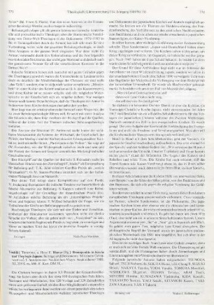 773-774 [Rezension] Brennpunkte in Kirche und Theologie Japans