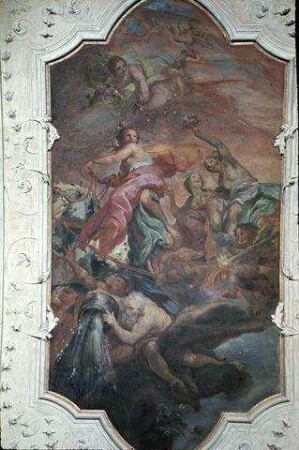 Die Göttin Aurora mit ihrem Gefolge