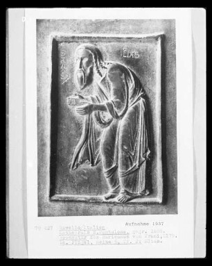 Bronzetür mit Heiligen und der Passion Christi: Elias