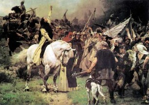 Walter Dodde und die bergischen Bauern bei der Schlacht bei Worringen