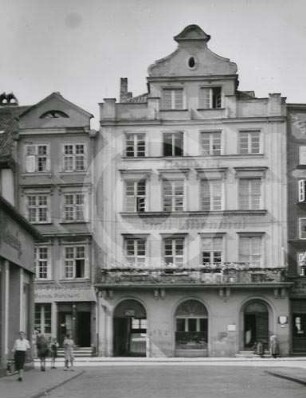 Fassaden der Bürgerhäuser Wasserstrasse 41 und 42 in Elbing
