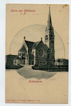 "Gruß aus Heilbronn a.N." - Friedenskirche