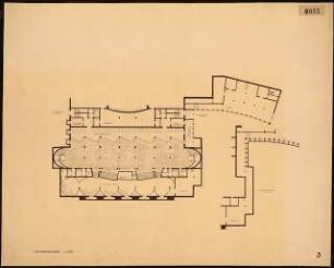 Deutsche Oper, Berlin-Charlottenburg: Grundriss UG 1:200