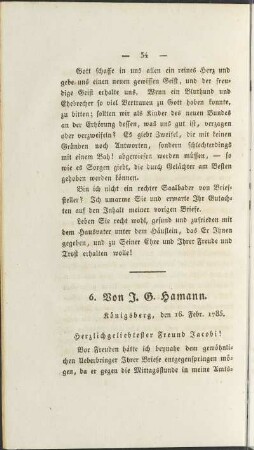 [Februar 1785]