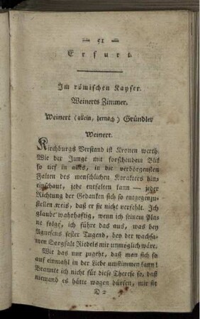 Erfurt. Im römischen Kayser.