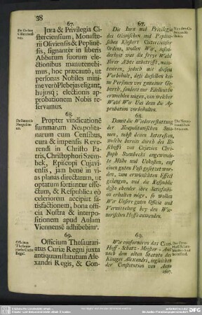 67. De Ordine Cisterciensium