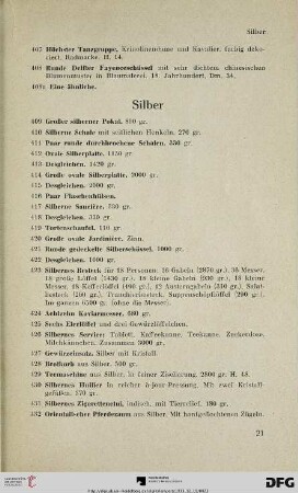 Silber (Nr. 409-446)