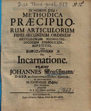 De Incarnatione