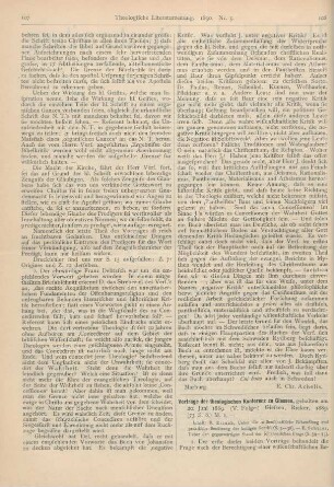 108-109 [Rezension] Vorträge der theologischen Konferenz zu Giessen, gehalten am 20. Juni 1889