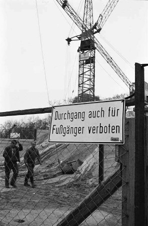 Umgestaltung des Schloßplatzes im Rahmen der Bundesgartenschau 1967.