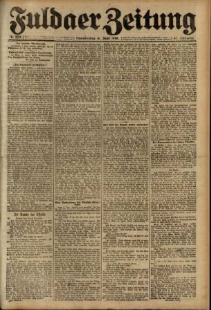 Ausgabe vom Donnerstag, den 06. Juni 1918.