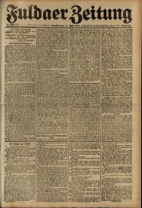 Ausgabe vom Donnerstag, den 06. Juni 1918.