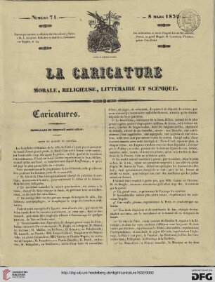 Numéro 71 (8 Mars 1832)