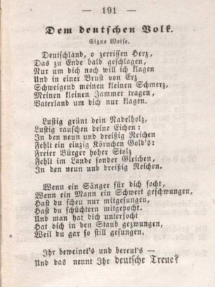 Dem deutschen Volk
