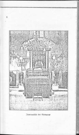 Innenansicht der Synagoge