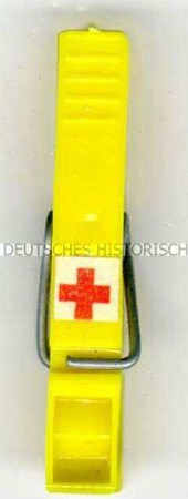 Rotes Kreuz, Spendenabzeichen, gelbe Klammer