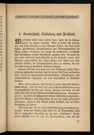 73-91, 6. Gartenstadt, Siedlung und Freiland