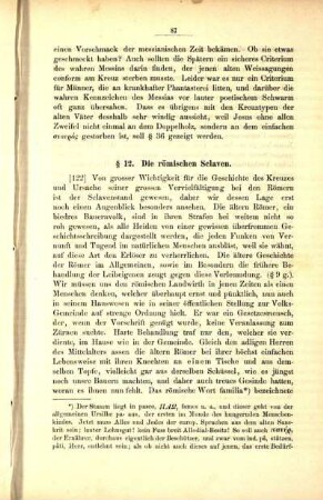 § 12. Die römischen Sclaven.
