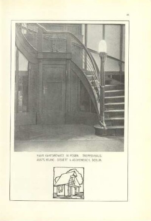 Haus Kantorowicz in Posen. Treppenhaus