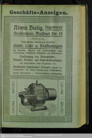 Anzeigen : Geschäfts-Anzeigen