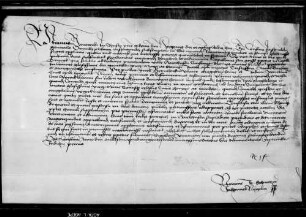 Der Generalvikar des Bischofs Hugo von Konstanz bestätigt die Meßstiftung in Arnegg.