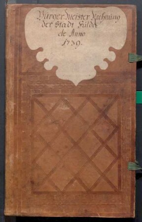 IX A 1 - Alte Stadtrechnungen (1739 - 1740)