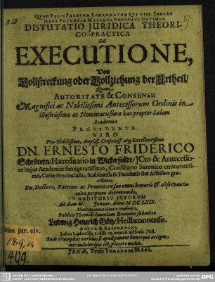 De executione