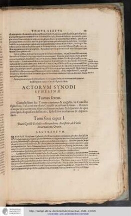 Actorum Synodi Ephesinae, Tomus sextus