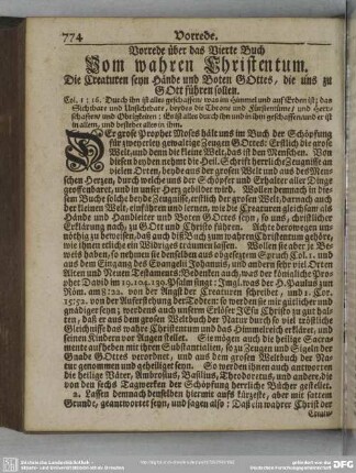 [Das vierte Buch vom wahren Christentum]