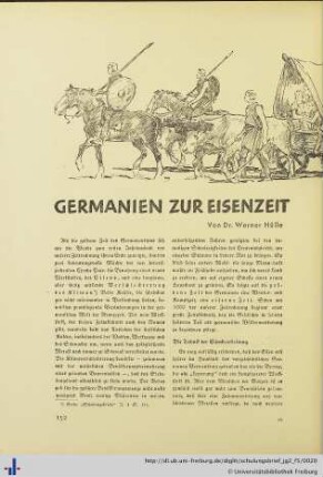 Germanien zur Eisenzeit.