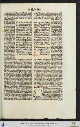 Prohemium beati Luce in evangelium suum cum postilla