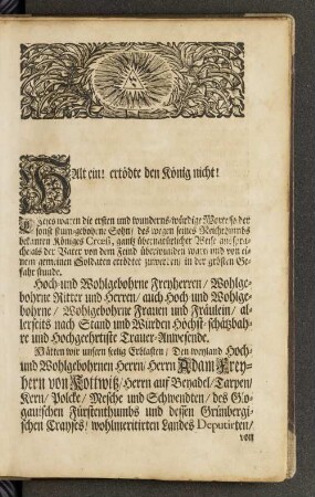[Das beständige Glück ...]