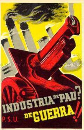 Republikanische Postkarte aus dem Spanischen Bürgerkrieg