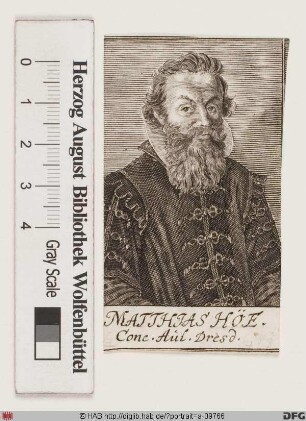 Bildnis Matthias Hoë von Hoënegg