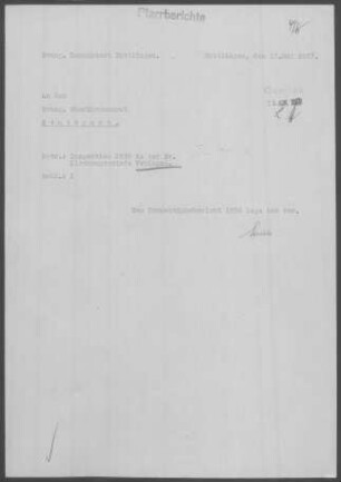 Wehingen mit Gosheim, Deilingen, Reichenbach/Heuberg, Egesheim, Bubsheim und Königsheim: Inspektionsbericht 1957