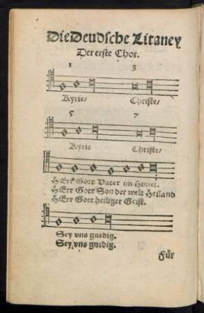Die Deudsche Litaney