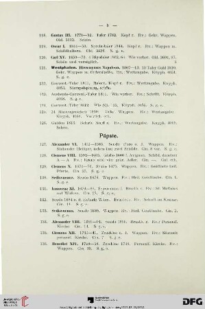 [Päpste, Erzbistümer, Bistümer, etc.] (Nr. 127-484)