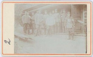 Foto von der Vorführung eines Selbstretters am Sanitätsunterstand des bayerischen Infanterie-Regiments 189 am Fuße des Krähenberges
