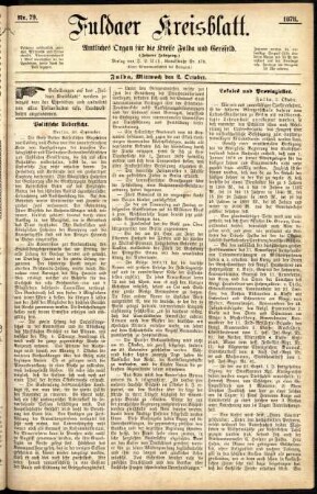 Ausgabe vom Mittwoch, den 02. Oktober 1878.