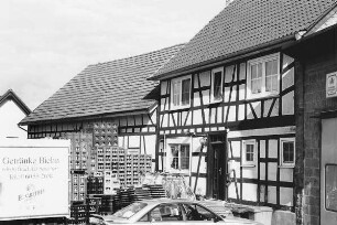 Hofanlage; Brachttal, Schulwaldstraße 6, Brunnenstraße