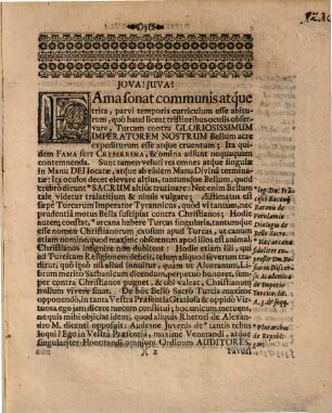 Dissertatiuncula de bello sacro contra Turcicum imperatorem suscipiendo